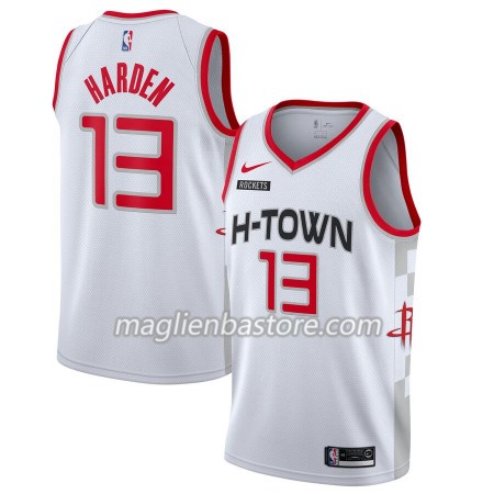 Maglia NBA Houston Rockets James Harden 13 Nike 2019-20 City Edition Swingman - Uomo